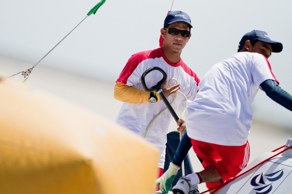  Malaysian Match Racing Championships. Kuala Terengannu, Malaysia. 7 October 2011. Photo: Gareth Cooke/Subzero Images © SW
